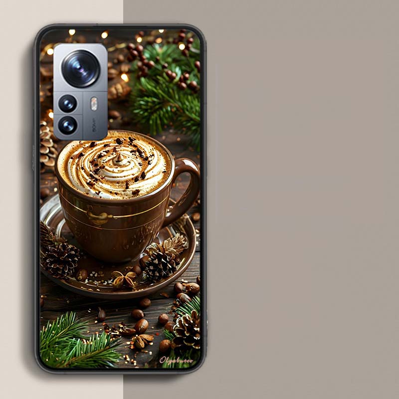 Чехол для телефона Christmas Spiced Gingerbread Latte для Redmi Note 15 Pro 5G 14 13 12 Pro Plus 11 11T 11E 11S 10 Pro 10S 9 9S Cover Ce