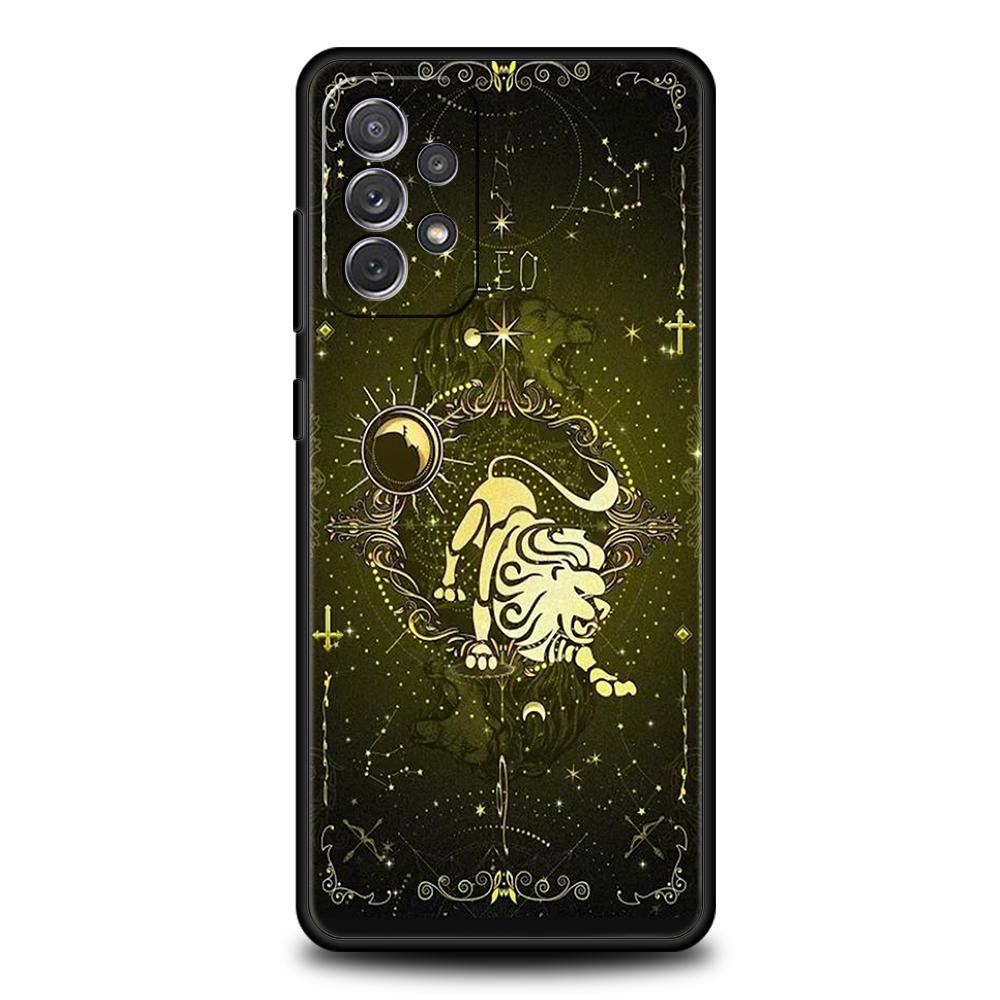 Чехол-накладка со созвездиями для Samsung Galaxy A55 A35 A15 A14 A25 A54 A51 A71 A72 A73 A32 A52 A52S A41 5G Силиконовый чехол Сумка