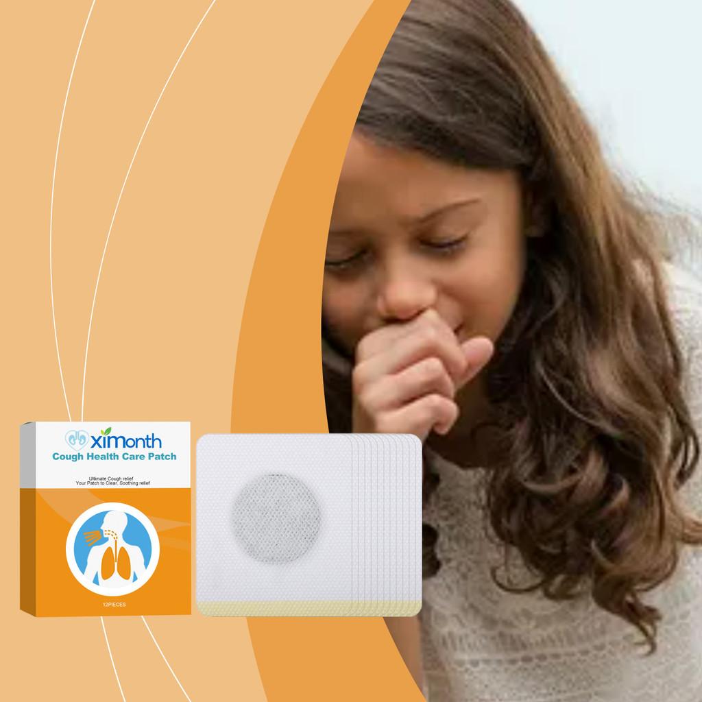 Пластырь от кашля Ximonth, пластырь для здоровья для ухода за телом при кашле и астме, 12 штук