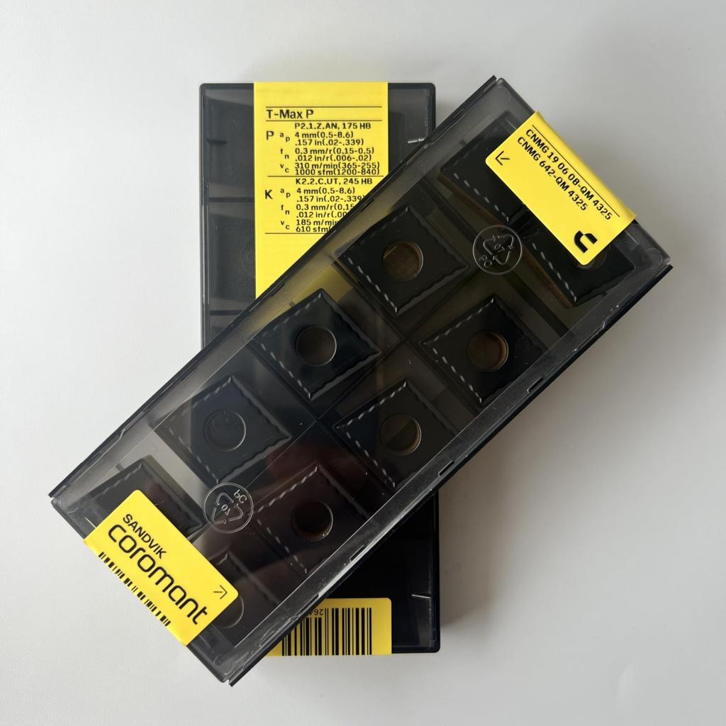 Sandvik / CNMG190608-QM 4325 / Original Swedish Hard Alloy Blade 10 Pcs