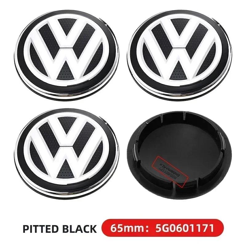 For VOLKSWAGEN VW GTI B5 2025 Hot For Volkswagen 4pcs 55mm 56mm 65mm 63mm Car Styling Wheel Center Cap Hub Covers Badge Accessor