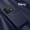 Чехол для VIVO iQOO 8 Pro с металлической пластиной, чехол для телефона для iQOO Neo 8 Pro Neo8, магнитный автомобильный держатель, кожаная противоударная задняя крышка