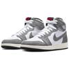 Детские кроссовки Air Jordan 1 Retro High OG GS Washed Black Серые огненно-красные светло-дымчато-серые FD1437-051