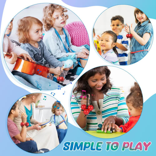 Alasum Pachika Asalato Percussion Instrument, 2-Piece Set, Includes Shaker, Folk Percussion Instrument, and Rhythm Ball