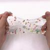Slime de Salada de Frutas Transparente com Fatias Massa Mágica Argila Lodo Brinquedo para Alívio do Estresse