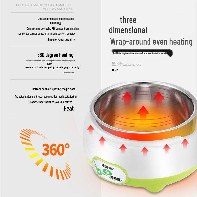Автоматическая йогуртница, натто и рисового вина с 50 пакетиками бактериального порошка и 3 чашками - Многофункциональная бытовая мини-машина