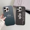 Куртка Alpha Industries Чехол для телефона Для IPhone 17 16 15 14 Plus 13 12 11 Pro Max Pro Волна Гофрированный чехол