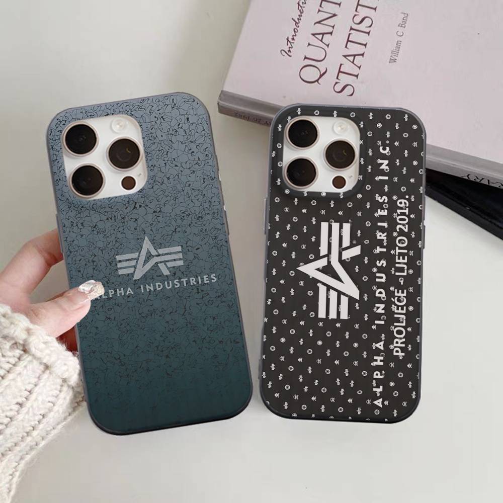 Куртка Alpha Industries Чехол для телефона Для IPhone 17 16 15 14 Plus 13 12 11 Pro Max Pro Волна Гофрированный чехол