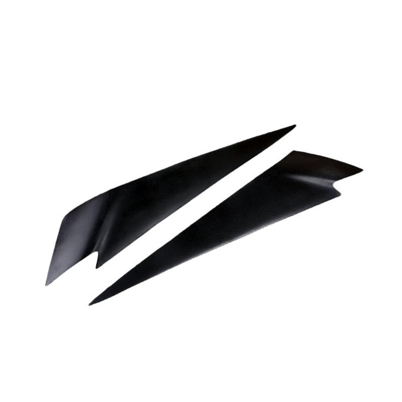 Fiber glass Car Headlight Eyebrow Cover Trim Sticker Head Lamp Eyelid for BMW X1 28i 35i xDrive 2008-2012 E84 FRP matte black