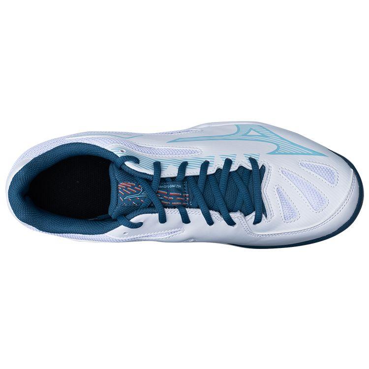 Mizuno Gate Sky Plus 3 Non-Slip Breathable Low-Top Badminton Shoes Unisex Shoes White Light-Blue 71GA234002