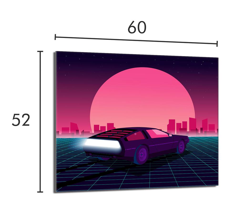 Szklana płyta ochronna na kuchenkę 60x52 Auto