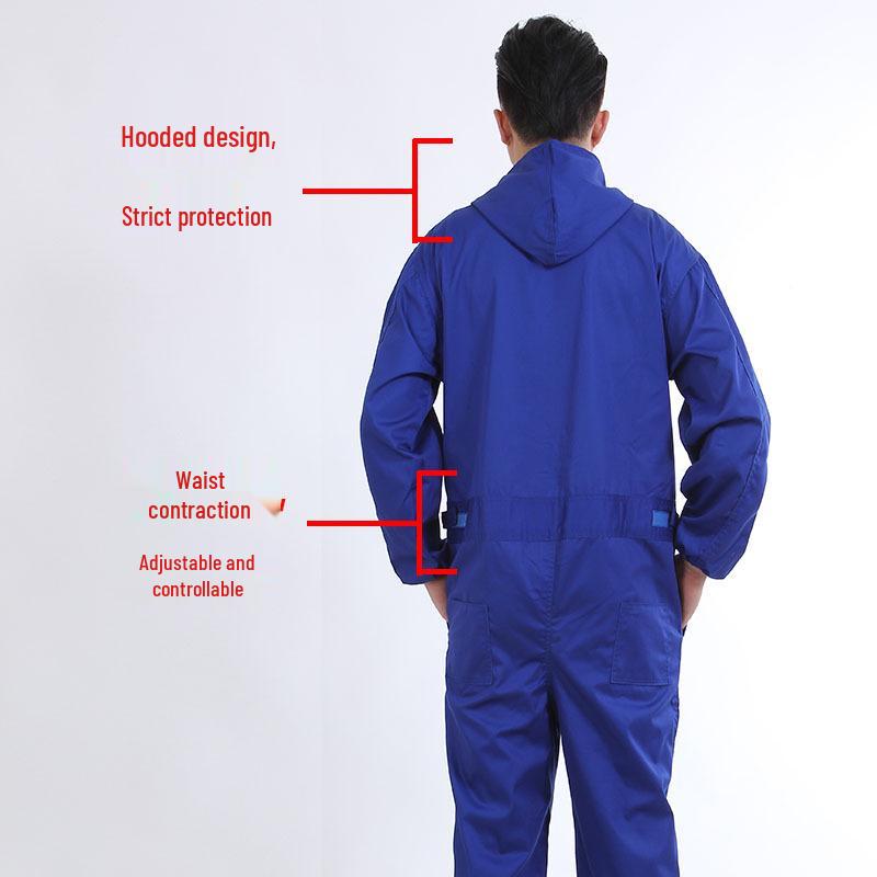 Sailor Uniform Dustproof Windproof Long-Sleeve Work Coveralls