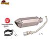 Slip On For YAMAHA Cygnus Gryphus 125cc Full System Motorcycle Exhaust Escape Moto Front Pipe Muffler With Reomvable DB Killer
