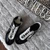 Classic Retro Flat Casual Sneakers Unisex Soft Sole Lace-Up Derby Shoes Comfortable All-Season Walking