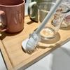 Силиконовая щетка для чашек с длинной ручкой, многофункциональная щетка для бутылок, щетка для чистки стеклянных чашек, инструменты