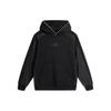 Li Ning Sports Lifestyle Series Color Block Hooded Pullover Sweatshirt Unisex Sweatshirt Black AWDU025-4