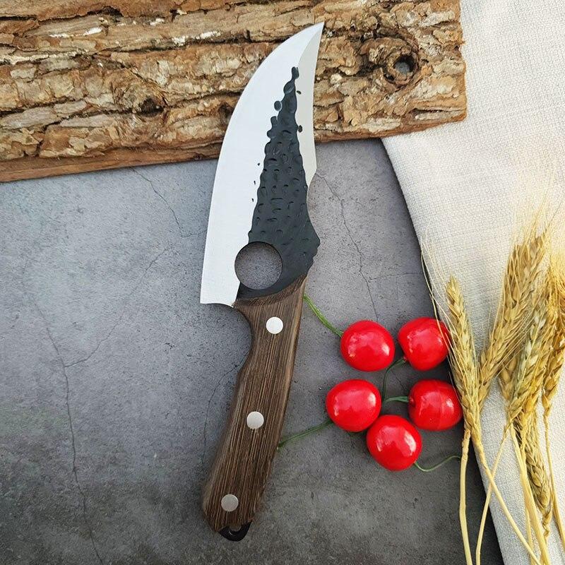 Handmade Forging Meat Cleaver Slicing Knife Kitchen Chef Knives Boning Knife Vegetable Cutter