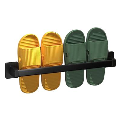 19,7 дюйма Настенная полка для обуви Полка для тапочек Держатель для обуви из нержавеющей стали Органайзер для хранения полотенец Подвесной многоцелевой