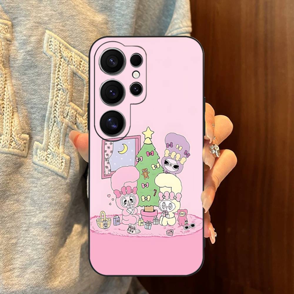 Интересный Мультяшный Чехол-Телефон O-Opanchu U-Usagi Для Samsung S 24 Fe 25 Ultra Plus 20 Lite 21 30 22 23 24 22 Ultra 5G Fundas