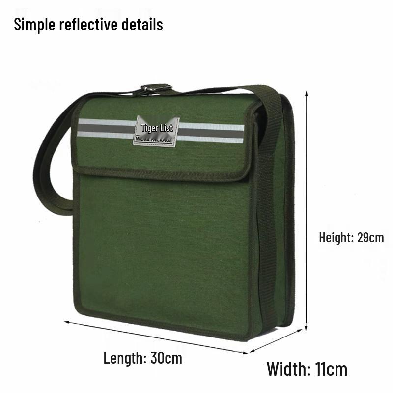 Износостойкая холщовая сумка-кроссбоди для инструментов электрика