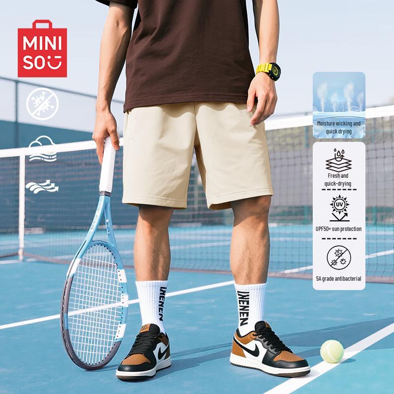 MINISO Мужские повседневные шорты с защитой от солнца, быстросохнущие