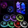 7 Color LED Car Cup Holder Light Luminous Coaster Water Cup Pad for Volkswagen VW Golf 6 7 MK4 TSI TDI Magotan B5 B6 B7 Touareg