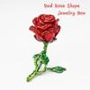 Creative Red Rose Shape Jewelry Box Home Decoration Ornaments