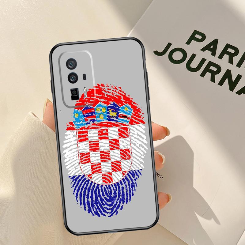 Чехол Флаг Хорватии Для Xiaomi 15 14 Ultra 13T 14T 15T Pro 17 Pro Max POCO X7 Pro X3 X5 X6 F5 F6 F7 F8 Чехол