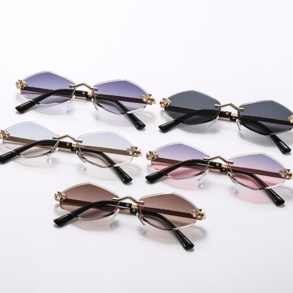 Безрамочные многоугольные велосипедные очки UV400 Устойчивые к УФ-излучению Велосипедные очки Ромбовидные солнцезащитные очки Праздник