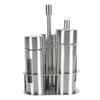 Spice Shaker 304 Stainless Steel with Viewing Window Pepper Shaker for Restaurant Home BBQ Salt 3 Bottle