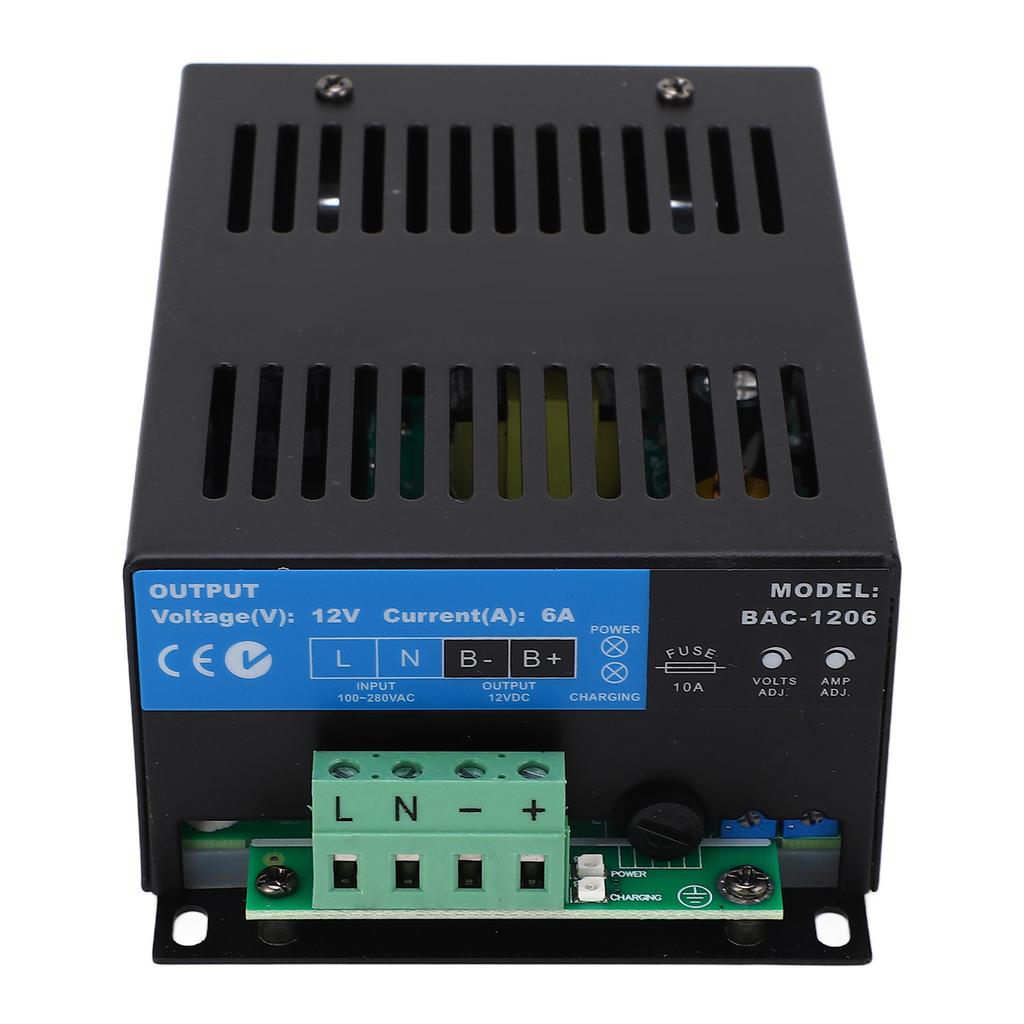 Зарядное устройство для дизельного генератора DC12V с 2 этапами зарядки, интеллектуальный импульсный источник питания AC100?280В