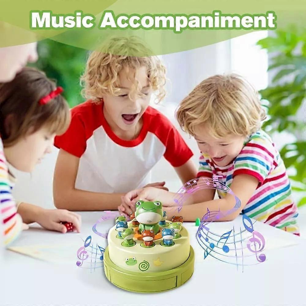 Bounce and Catch Frog Board Games Parent-Child Interactive Tabletop Family Game