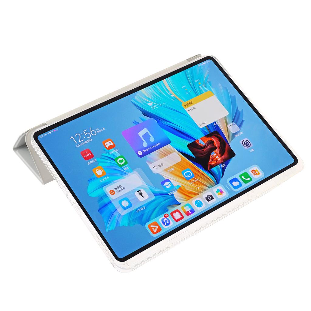Чехол для Huawei MatePad 11.5 S Чехол-подставка с тройным складыванием из ПУ кожи+ТПУ+Прозрачный акриловый чехол для планшета