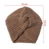 Girls Croceht Beanies Knitted Twist Headwrap Hat Head Wrap Caps Ladies Turban Women Felt Hat
