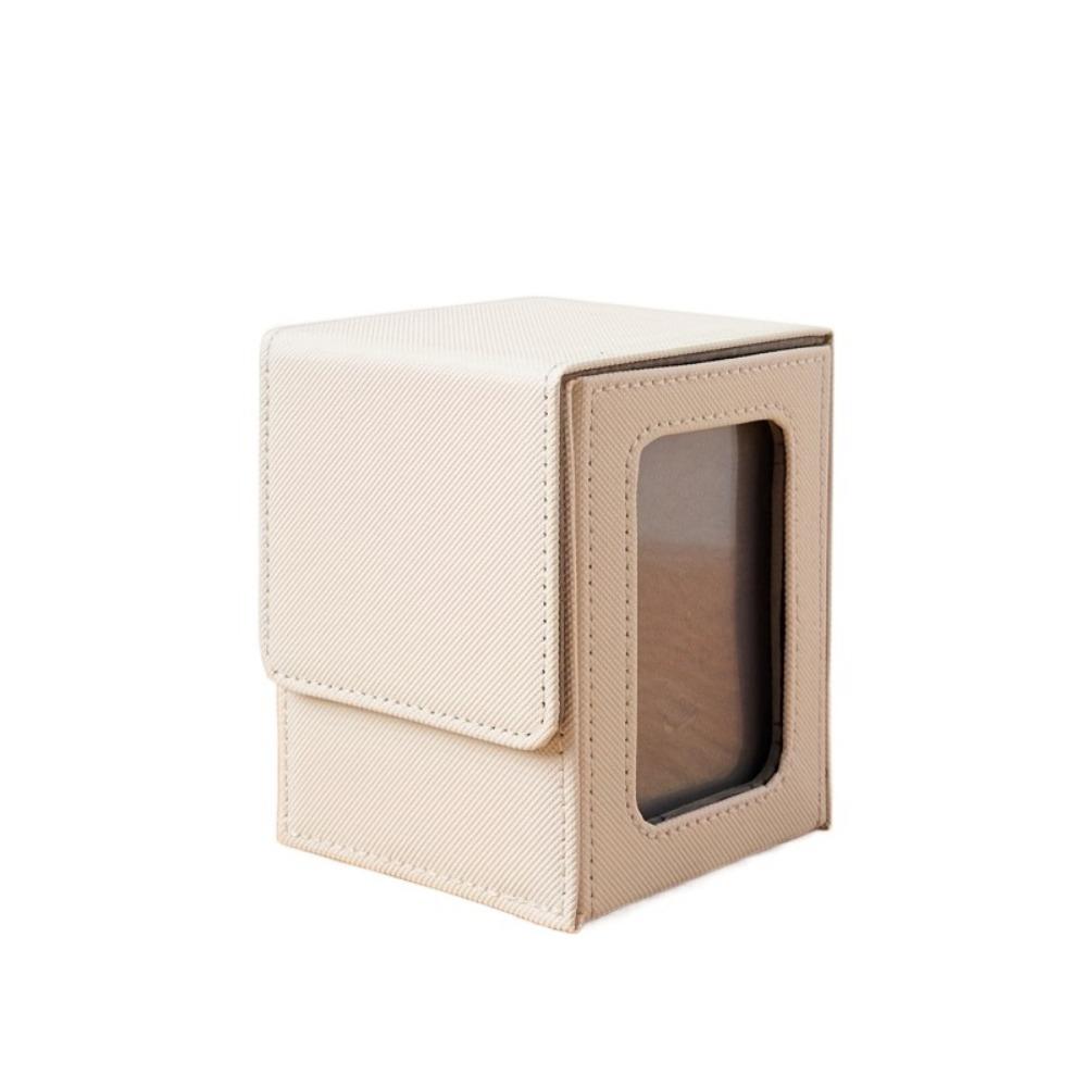 Moisture-proof Window Collection Box PU Game Card Organizer Game Organizer