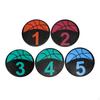 5 шт. пронумерованные напольные точечные маркеры, коврики с плоским диском, маркер для баскетбола