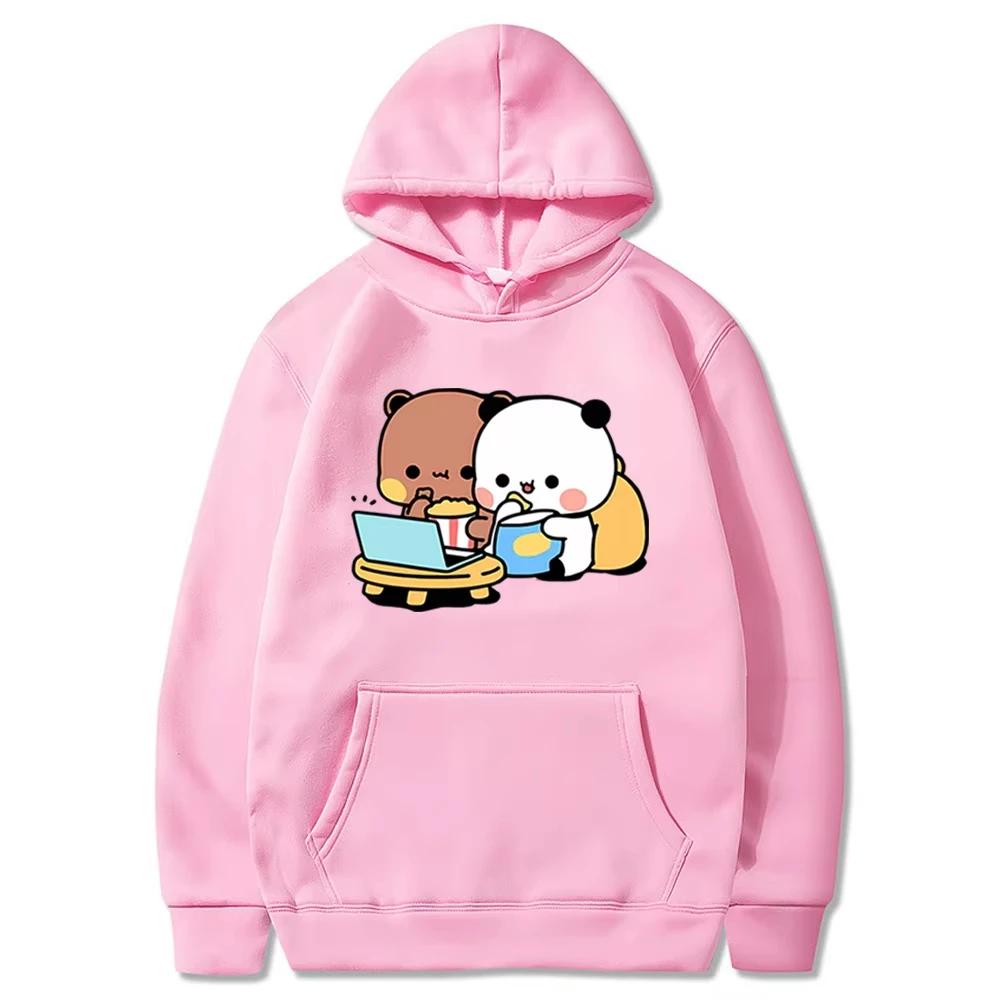 2025 Cartoon Panda Bear Bubu Dudu Hoodie Women Men Couple Printed Hooded Sweatshirt Fall Winter Long Sleeves Fleece Hooded Pullo