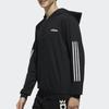 adidas Мужские толстовки Neo Черные с капюшоном Умеренные Обычные DW8042