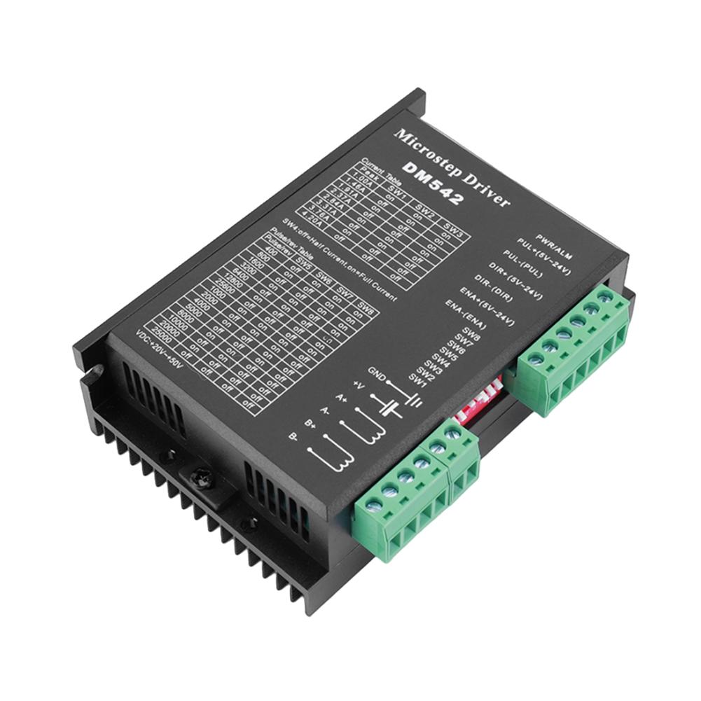 DM542 DM556 Контроллер драйвера шагового двигателя 2-фазный драйвер шагового двигателя Цифровой драйвер шагового двигателя для шагового двигателя 42 57