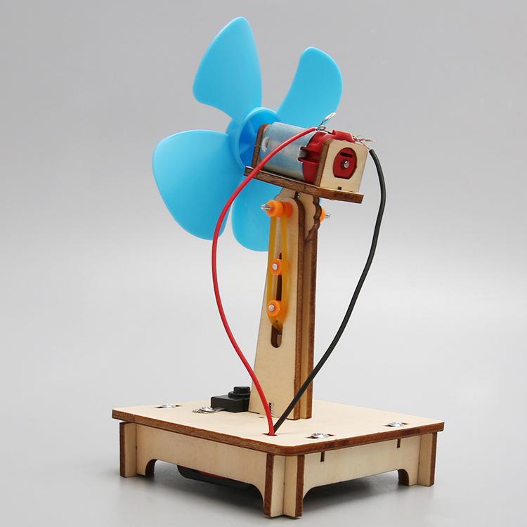 Children's Fun Diy Adjustment Test Fan Science And Technology Small Production Scientific Experiment Suit Children's Toys Teaching Aids