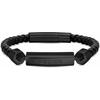 Мужской браслет - POLICE - PEAGB2214927 - Черная кожа - 19 см - Застежка в комплекте