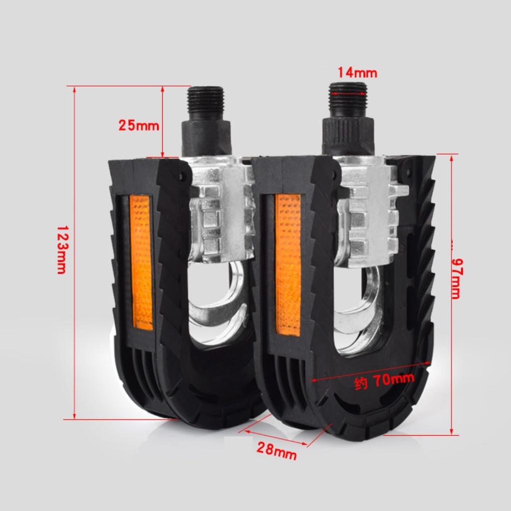 HOUSON Bicycle Folding Bicycle Inch Bicycle Road Bike Pedals for Mountain Folding Road Bike Pedals Pedals, Pedals, Platform, 9/16 Pedals, Pedals,