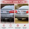 License Plate Protector 2 Pack, Clear License Plate Cover 12.08 * 6.02’’ Universal, Plate Cover For Car Plastics, Car Frame Cover Shield With