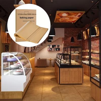 50 шт. Бумага для выпечки Антипригарный пергамент Лист для выпечки для духовки Аэрофритюрницы Коврик для гриля Бумага Бумага для упаковки пищевых продуктов Кухонный инструмент для выпечки
