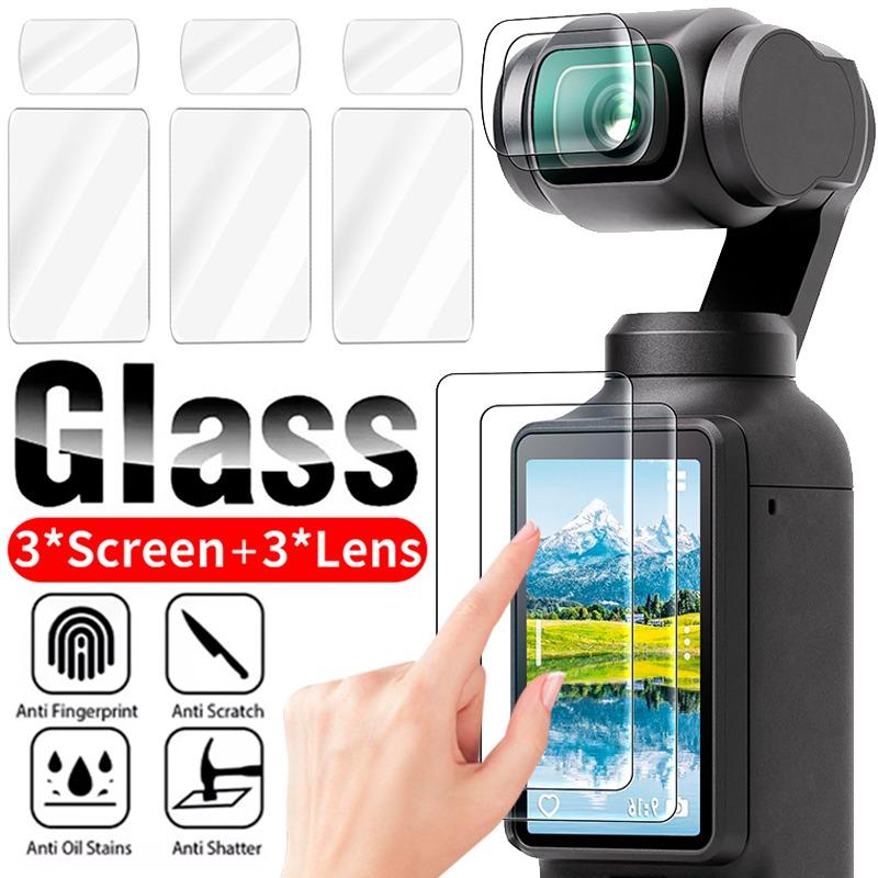 Tempered Glass Flim for DJI OSMO Pocket 4 3 Screen Protector Anti-Scratch Lens Protective Cover for DJI Pocket 3 4 Accessories