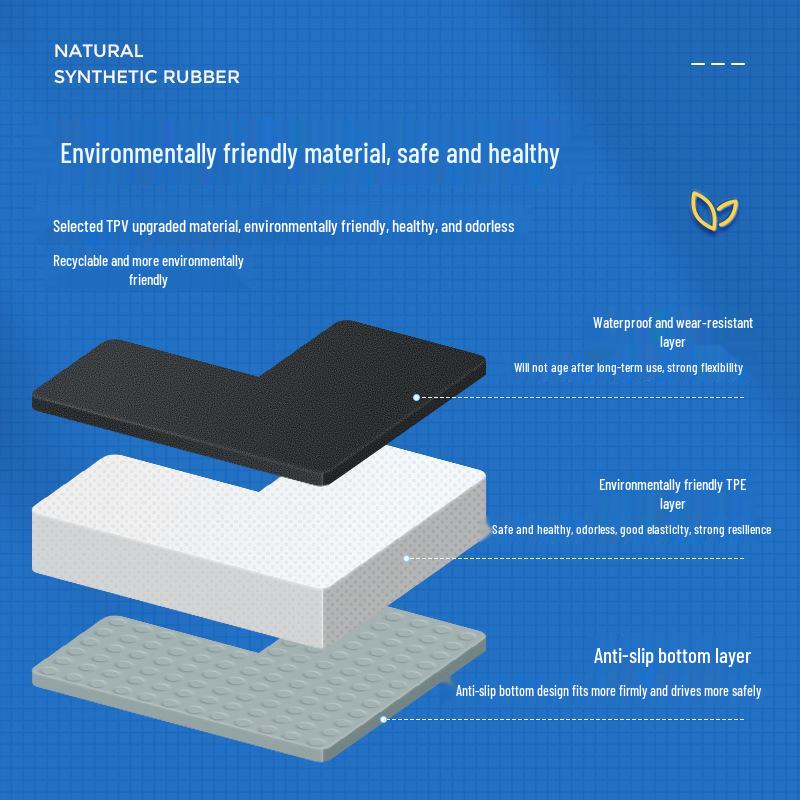 Коврик в багажник 2024 Toyota Prado: Внутренняя модификация для заднего кофра