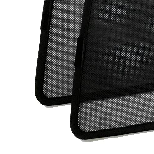 CGP Car Front Side Window Mesh Curtain Sunshades (2 Panels) for Toyota Land Cruiser 250, Driver and Passenger Seats, CGP-HN10-T14201-2F
