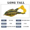 Double Propellers Frogs Soft Bait Silicone Bait Spinner Squid Thunder Frog Jig Spoon Trolls Soft Bait