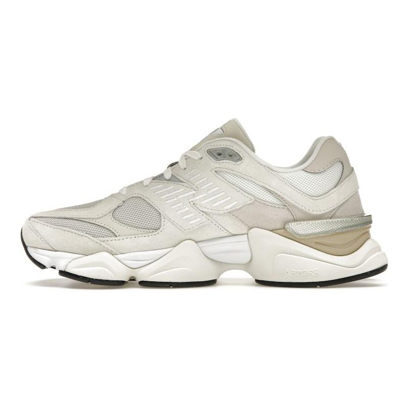New Balance 9060 Sea Salt Moonbeam унисекс кроссовки кремовый Turtledove серебристо-металлический U9060WHT