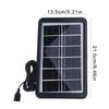 Портативное зарядное устройство на солнечных батареях мощностью 10 Вт с USB-портом, монокристаллическое кремниевое зарядное устройство для телефона, удобное для переноски в походах, кемпингах, путешествиях
